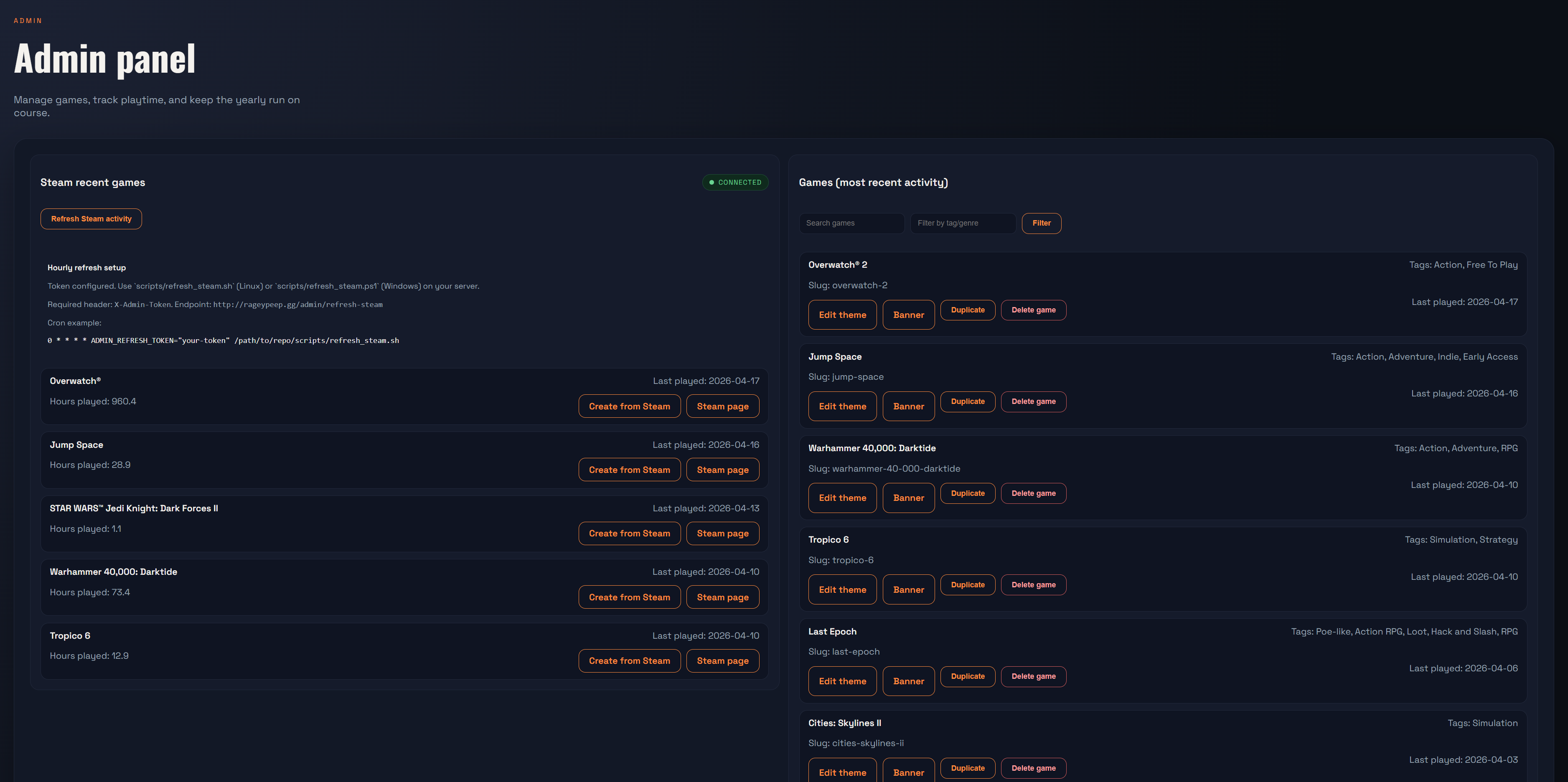 02 — Showing the Admin Dashboard